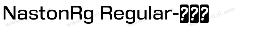 NastonRg Regular字体转换